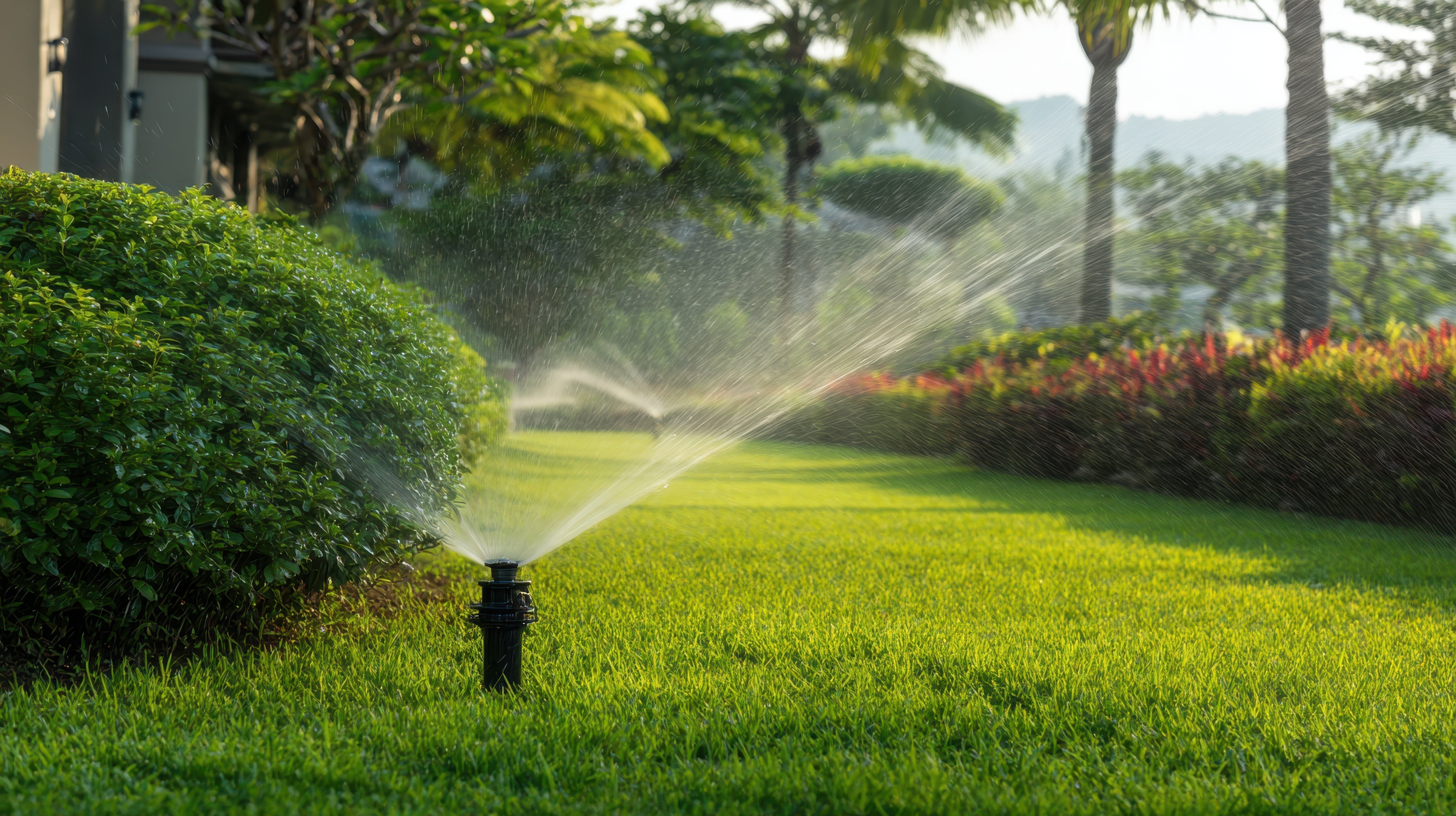Rasenpflege im Sommer: Bewässerung, Hitze-Stress und Trockenstellen vermeiden