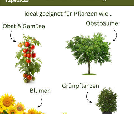 Rasenmax Bio Dünger Vital - Biologischer Universaldünger
