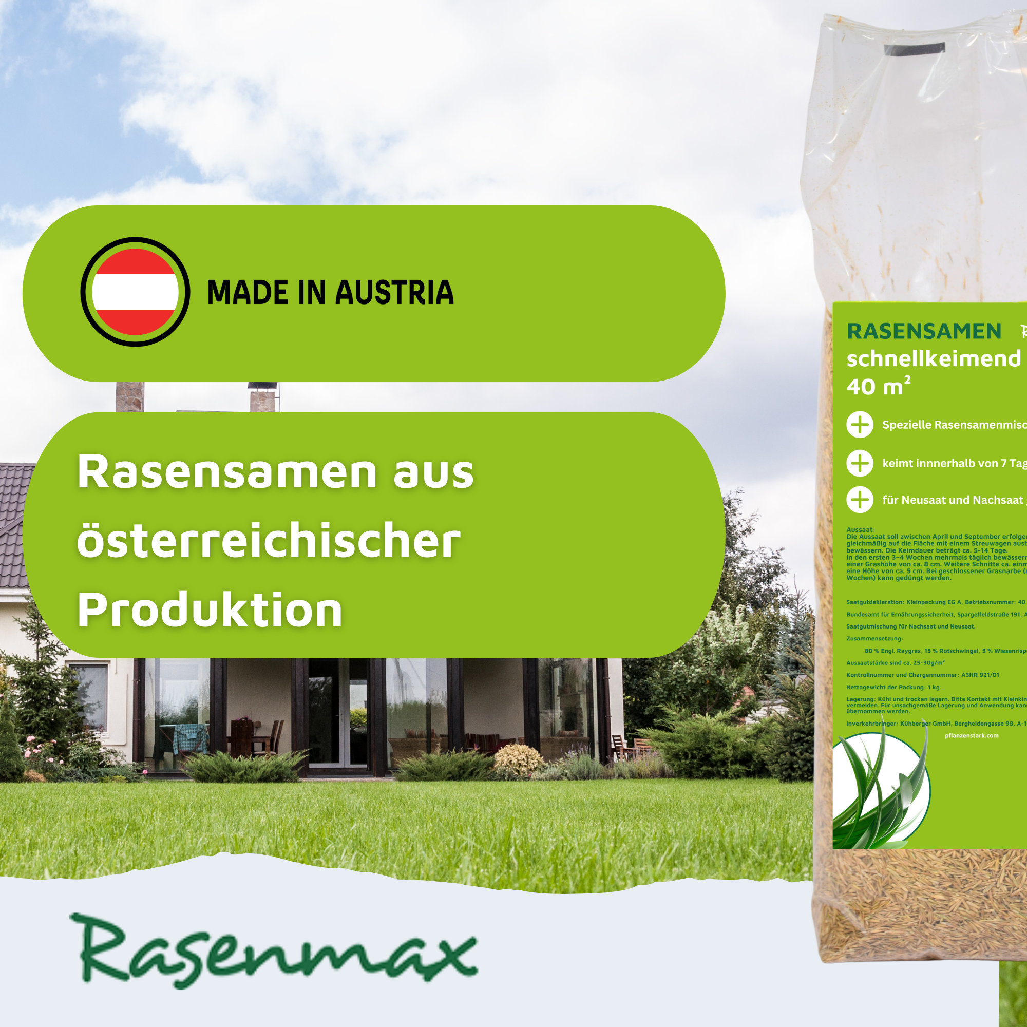 wie lange kann man grassamen aufbewahren Rasenmax Rasensamen schnellkeimend 1 kg kaufen