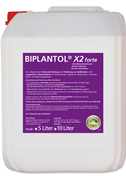 BIPLANTOL® X2 Forte - biologische Pflanzenstärkung - 10 L